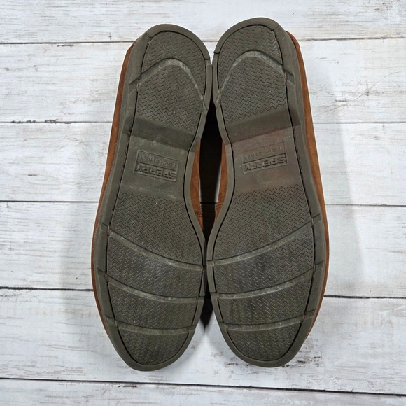 Sperry Top-Sider Mens Leather Boat Shoes Brown 12M 2 Eye 0777896 - Picture 12 of 12